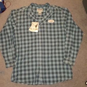 NWT Men's button up long sleeve